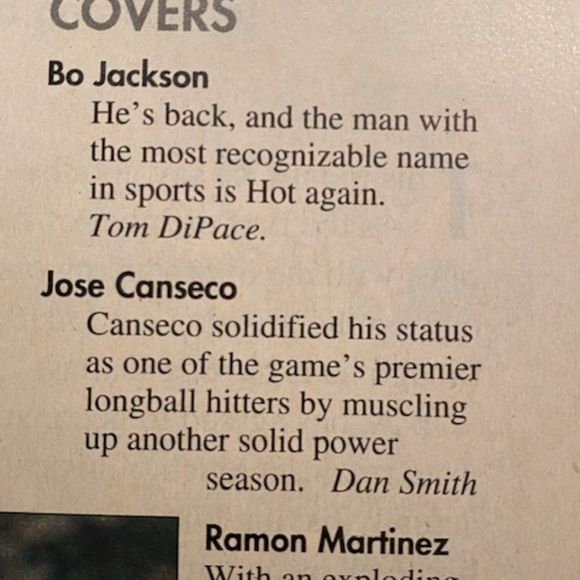 Beckett Magazine Bo Jackson "Bo's Back!" - Picture 8 of 9